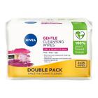 Nivea Gentle Biodegradable Facial Cleansing Wipes For Dry And Sensitive Skin ...