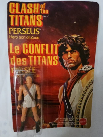Clash Of The Titans - PERSEUS * Hero son of Zeus - Vintage & Rare 1985 Mattel ( Cover