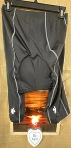 Pantaloncini ciclismo Descente adulto unisex neri imbottiti vintage elasticizzati XL elasticizzati USA - Foto 1 di 4