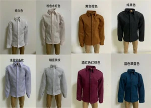 1/6 Men Shirt Tops Clothes Long Sleeve  For 12inch Male Action Figure Body - Picture 1 of 20
