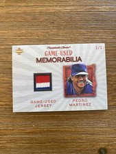 2021 President's Choice Solitaire 2.0 - 1/1 - Pedro Martinez Game Used Mem