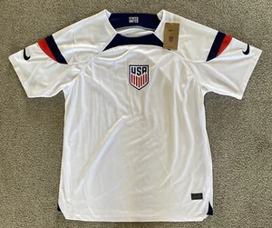 NWT 2022 Nike USA Authentic Dri-Fit ADV White Home Jersey Men Size XXL 2XL - Picture 1 of 9