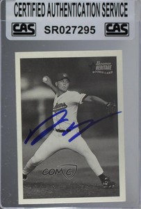 2001 Bowman Heritage Dan Denham #299 CAS Certified Sealed Auto Rookie RC