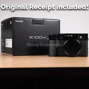 Fujifilm X100VI 40.2 MP Digital Camera Black - US MODEL Made In Japan! - NEW - Picture 1 of 24