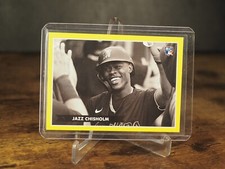 Jazz Chisholm Rookie 2021 Topps 582 Montgomery Club Set 4 Sticker Card Marlins