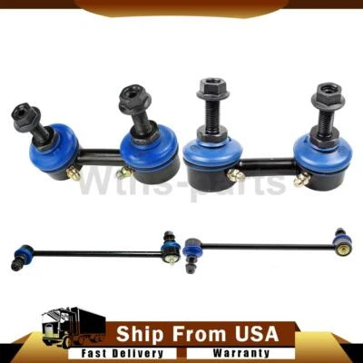 4x Kit de eslabones de barra estabilizadora delantera trasera para Nissan Máxima 2016-2018 3,5 L Foto 1 de 4