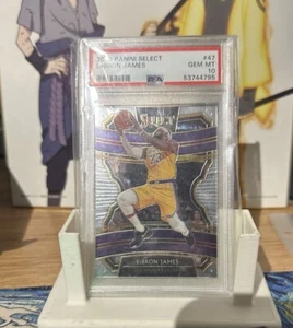 2019 Panini Select Lebron James Basketball Card PSA 10 Gem Mint HOF 3798 - Foto 1 di 2