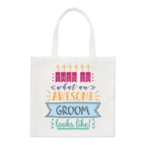 This Is What An Awesome Novio Looks Like Estándar Bolsa Divertido Boda - Imagen 1 de 1
