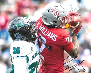 PATRIOTS KYLE WILLIAMS HAND SIGNED WASHINGTON STATE COUGARS 8X10 PHOTO W/COA - Picture 1 of 1