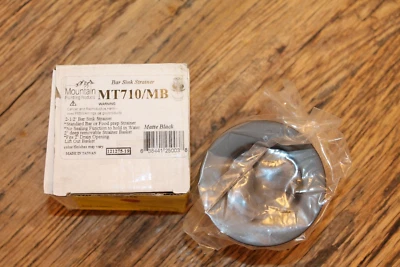 Mountain Plumbing MT710/MB 2-1/2″ Brass Bar/Prep Strainer with Lift-Out Basket - Image 1 of 3