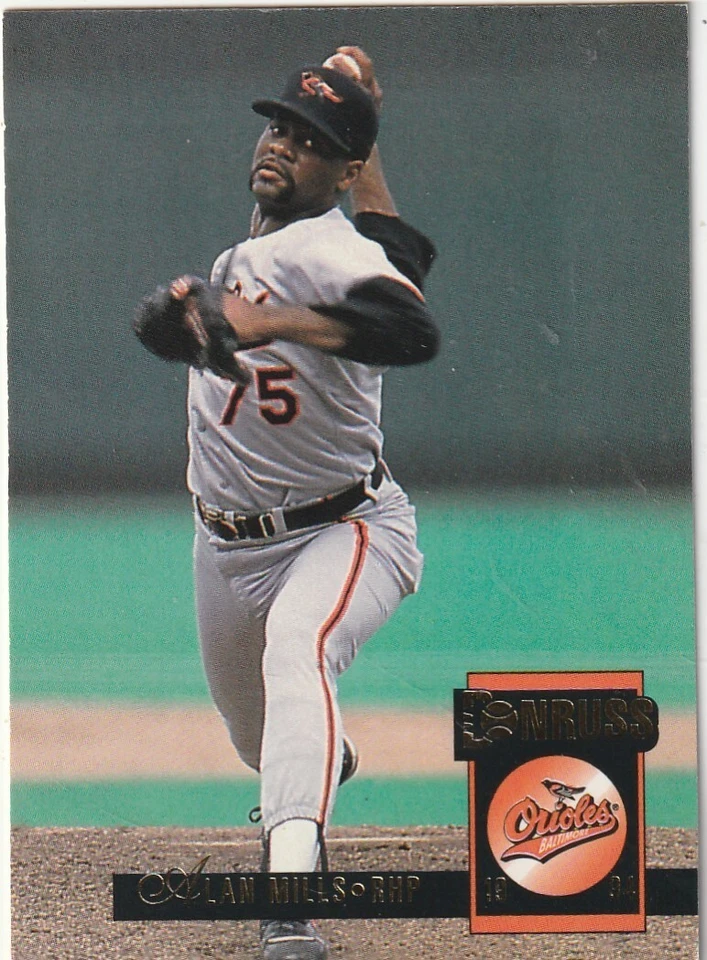 FREE SHIPPING-MINT-1994 Donruss Alan Mills #214 ORIOLES - Image 1 of 1