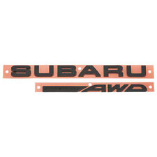 OEM 2017 Subaru Crosstrek AWD Rear Tailgate Letter Marker Nameplate 93079FJ220
