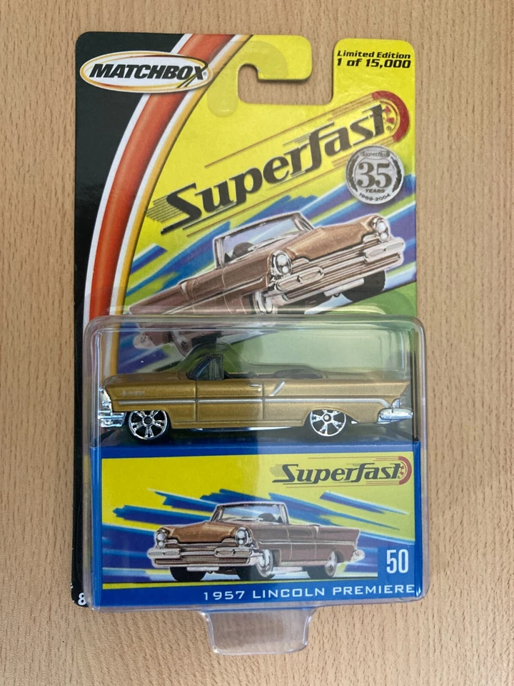 2005 Matchbox Superfast 1956 Ford Sunliner Limited Edition 1 of up to 15 500