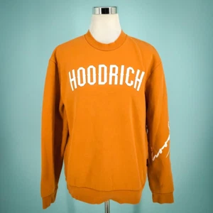 Sudadera Hoodrich Talla Grande L Naranja OG Core Logo Crew Manga Larga Algodón - Imagen 1 de 7