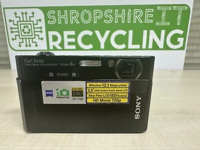 Sony Cyber-shot DSC T900 Camera Carl Zeiss Lens Faulty For Spare or Repair's - Image 1 of 4