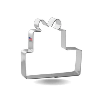 Stacked Gift Boxes Present 3.75''  Cookie Cutter Metal Christmas Birthday - Picture 1 of 6