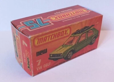 Matchbox Superfast #7c 1:56 VW Golf MK1 Repro Box Typ-K Lesney Series-75  - Bild 1 von 4