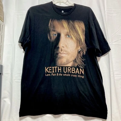 Camisa Keith Urban Love Pain Gira Mundial Talla XXL Banda de Música Country De Colección 2007 Foto 1 de 4