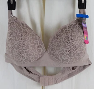 Maidenform Women's Pure Comfort Soft Support Wireless Lace Bralette Size XL - Picture 1 of 3
