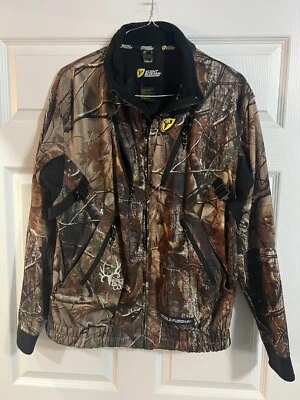 Scent Blocker Realtree Camo Hunting Jacket Medium Freak Nasty Bone Collector S3 - Image 1 of 3