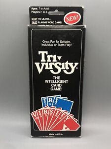 Vintage 1988 Tri Virsity “The Intelligent Card Game” Tri-Virsity Spelling Bee