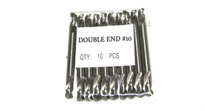 10pc #10 Profesional Double end Drill Bit HSS for Metal - Picture 1 of 2