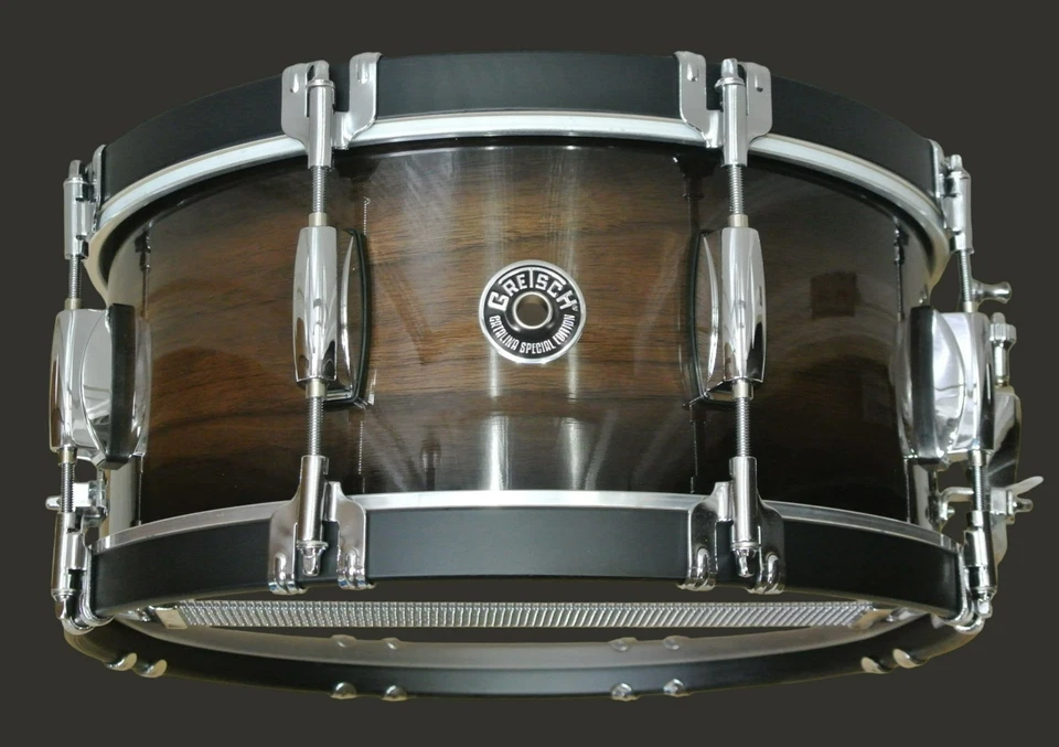 GRETSCH CATALINA SPECIAL WALNUT & MAPLE EDITION 14" SNARE DRUM for SET! LOT K915 - Image 1 of 4