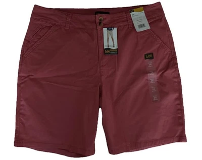Lee Straight Fit ￼ Bermuda Shorts - Coral - Sz 16M - NWT Peony Pink - Image 1 of 4