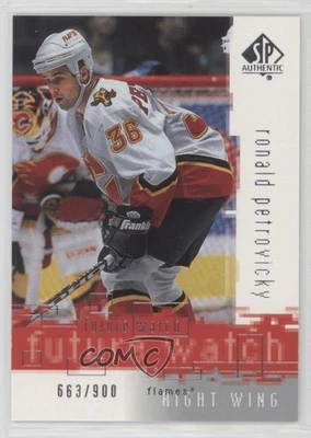 2000-01 SP Authentic Future Watch /900 Ronald Petrovicky #138 Rookie RC - Image 1 of 2