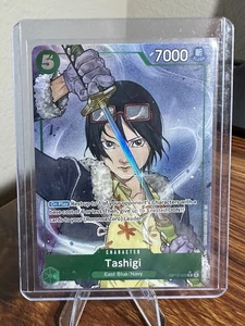 Tashigi OP12-031 R Alt Art One Piece NM Card Legacy of the Master Inglese - Foto 1 di 2