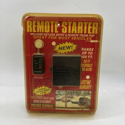 Bulldog Security Remote Car Vehicle Starter Keyless Entry Remote RS122 NOS NEW - Image 1 of 4