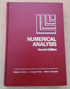 Numerical Analysis, Second Edition by Burden Faires Reynolds, 1981, Mathematics - Foto 1 di 1