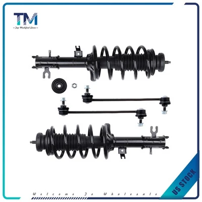 Front Coil Spring & Strut Assembly For Pontiac G3 Chevrolet Ave Aveo5 Sway Bar - Image 1 of 4