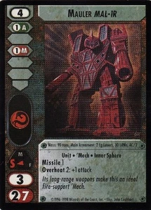 Mauler (MAL-1R) (CE) - Commander's Edition - Battletech CCG - Picture 1 of 1