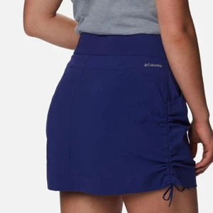 Columbia Anytime Casual Skort Periwinkle Large Pull On Outdoor Hiking Summer - Picture 1 of 10