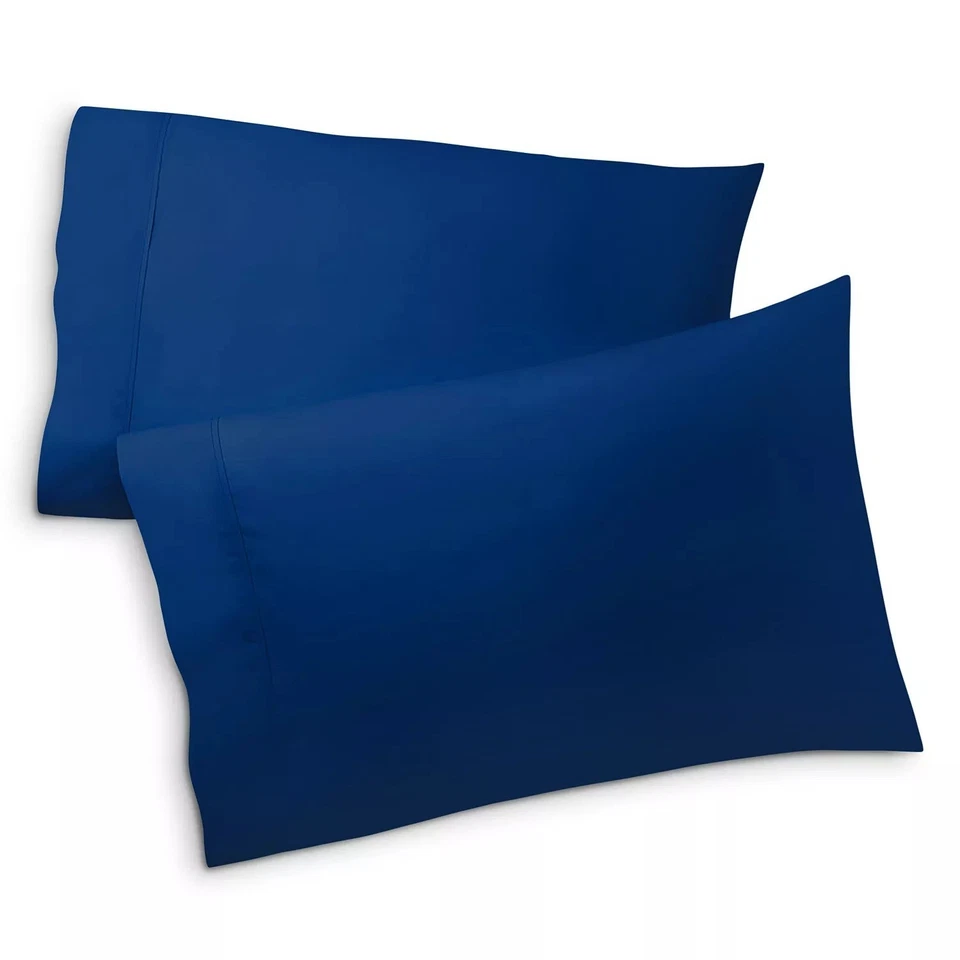 Ralph Lauren Percale Organic Cotton ONE KING Pillowcase Harbor Blue - Image 1 of 1