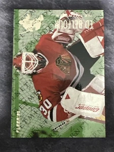 1994-95 Fleer Netminders 1 Ed Belfour Chicago Blackhawks - Picture 1 of 2