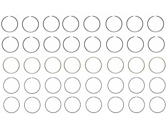 Anillo de pistón Hastings 24582FNCW 1988 1989 1990 para GMC V3500 1987-1991 Foto 1 de 2