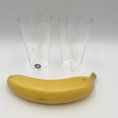 Juego de dos vasos de vidrio fino de cristal de bario Shotoku Usuhari 4,5” 9,2 oz 260 ml Foto 1 de 4