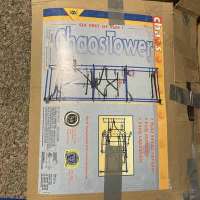 6 Foot Chaos Tower World of Motion Motorized Marble Run Read Description - Image 1 of 4