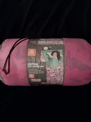 Ozark Trail Kid's Critter Print Sleeping Bag With Carry Case 30"x64" - Image 1 of 2