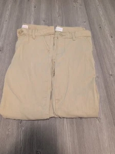 Lot Of 2 Children's Place Girls Size 12 Uniform Khaki Pants - Picture 1 of 2