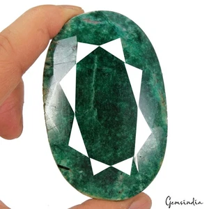Esmeralda natural de Zambia de 1040 quilates tallado ovalado tierra extraída piedra preciosa de gran tamaño - Imagen 1 de 5