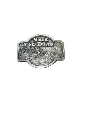 Hebilla de cinturón Mount St Helens 1980 - estaño - rota ver fotos  Foto 1 de 4