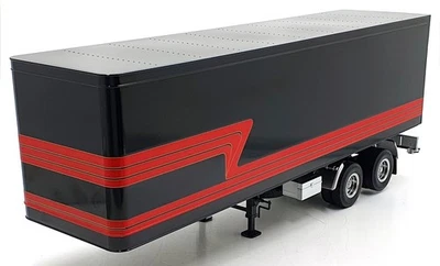 KK Scale Road Kings 1/18 Scale RK180167 - Semi Automatic Truck Trailer Black - Image 1 of 4