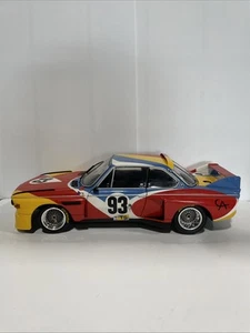 1:18 BMW ART CAR 3.0 CSL 1975 ALEXANDER CALDER MINICHAMPS BMW EDICIÓN MUSEO - Imagen 1 de 10
