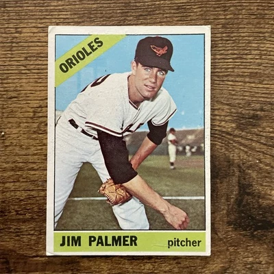 1966 年 Topps #126 Jim Palmer 巴尔的摩金莺队很好! — 第 1/4 张图片