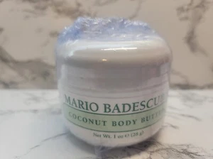 Mario Badescu Coconut Body Butter Moisturizer 1oz Travel Size Sealed - Picture 1 of 3