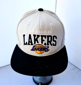 Los Angeles Lakers Basketball NBA Mitchell & Ness Hat Snapback Adjustable Cap - Picture 1 of 10