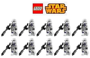 LEGO Star Wars 187th Legion Clone Trooper Commander 10 Minifigs 75342 Army Build - Picture 1 of 1